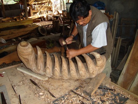 process of dragon's penishhh sculpture